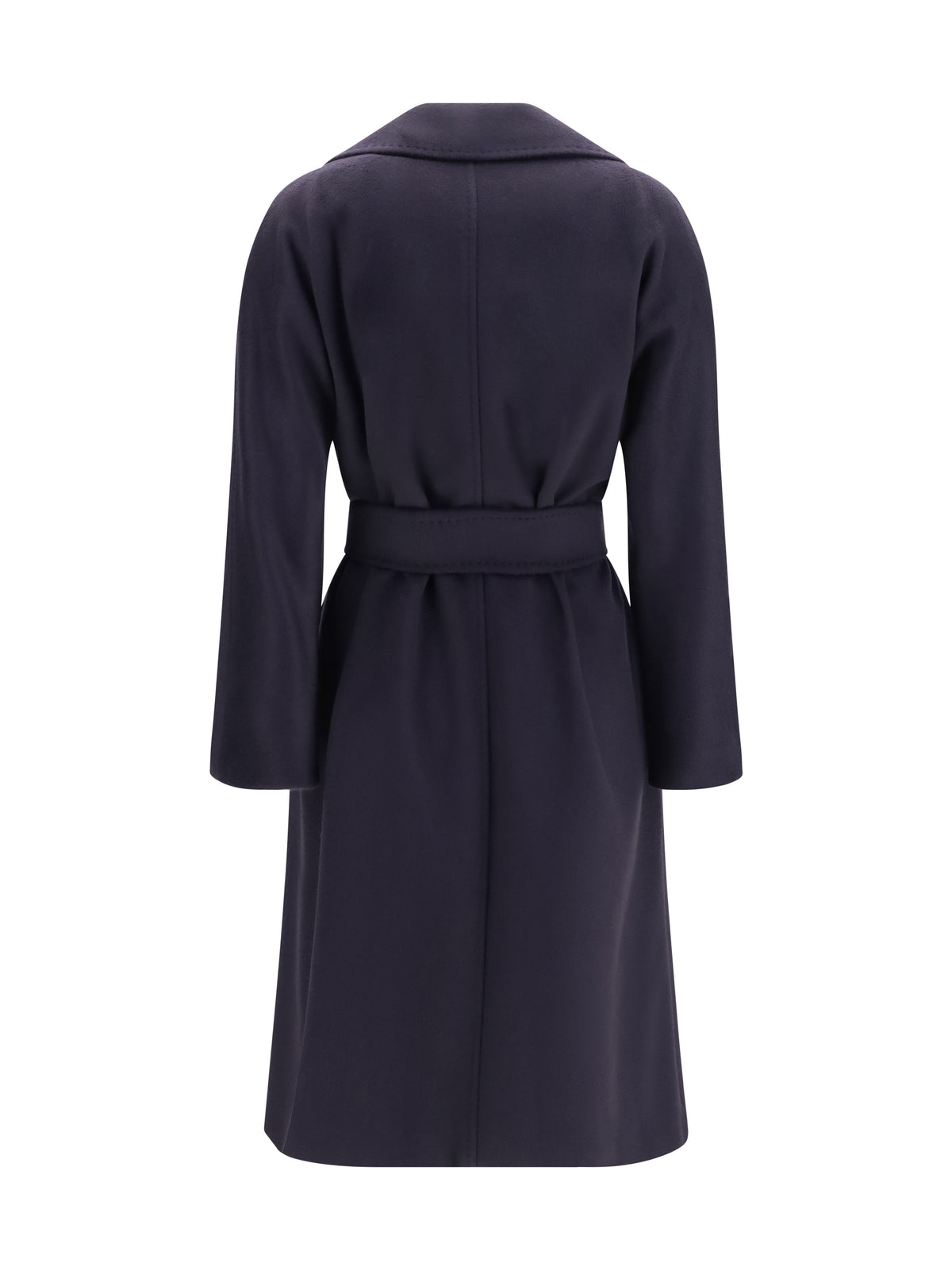 Max Mara Studio Women Wool Coat With Peak Lapels