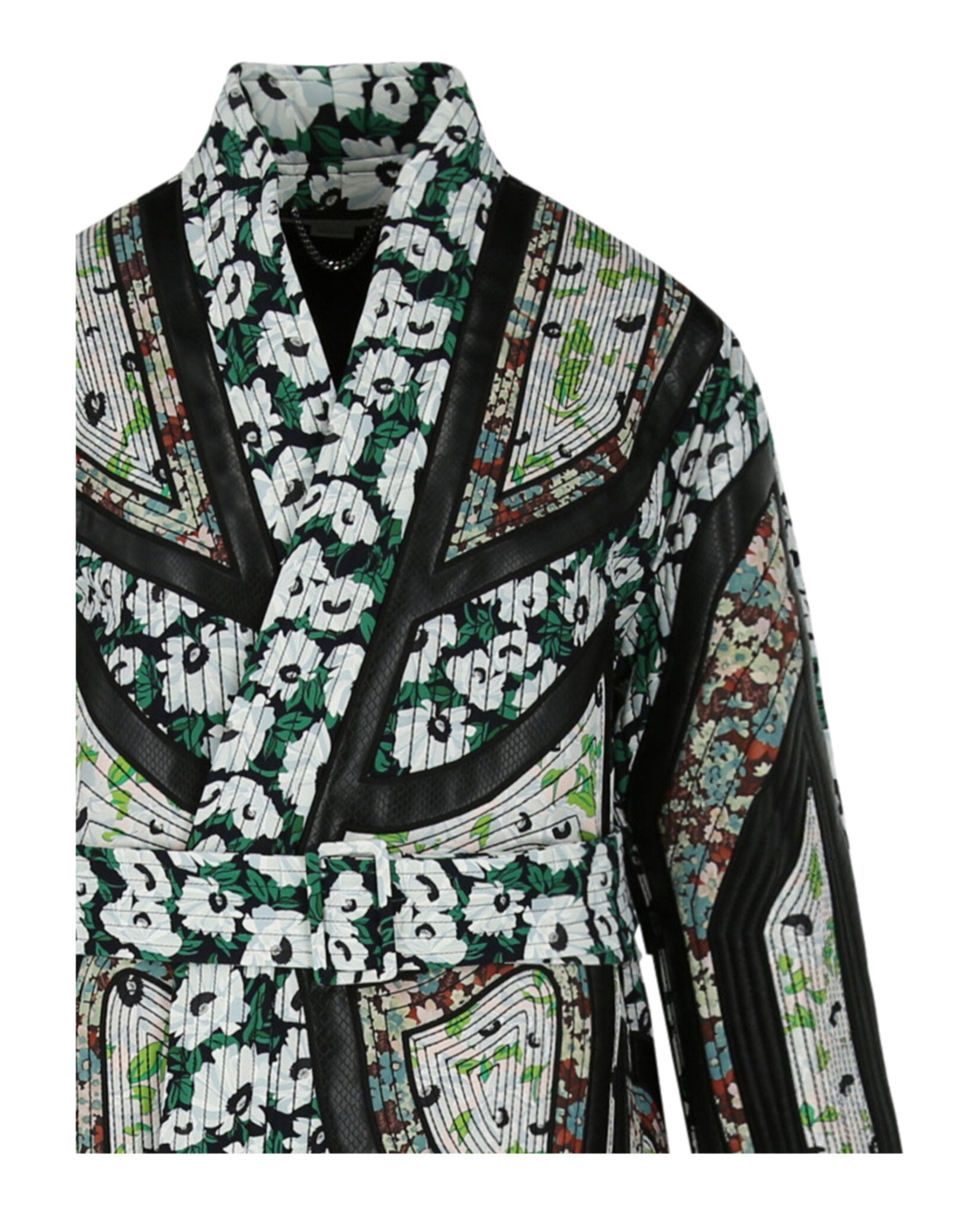 ダウンジャケット・コート Stella Mccartney Striped Print Belted Coat Stella McCartney Womens Striped Print Belted Coat – Bluefly