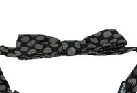 Dolce & Gabbana Dolce & Gabbana Black Silk Circles Men NeckMen's Bow Men's Tie