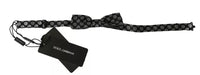 Dolce & Gabbana Dolce & Gabbana Black Silk Circles Men NeckMen's Bow Men's Tie