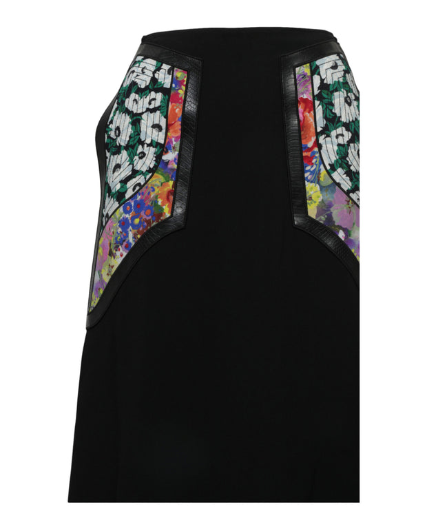 Stella McCartney Womens Floral Panel Skirt