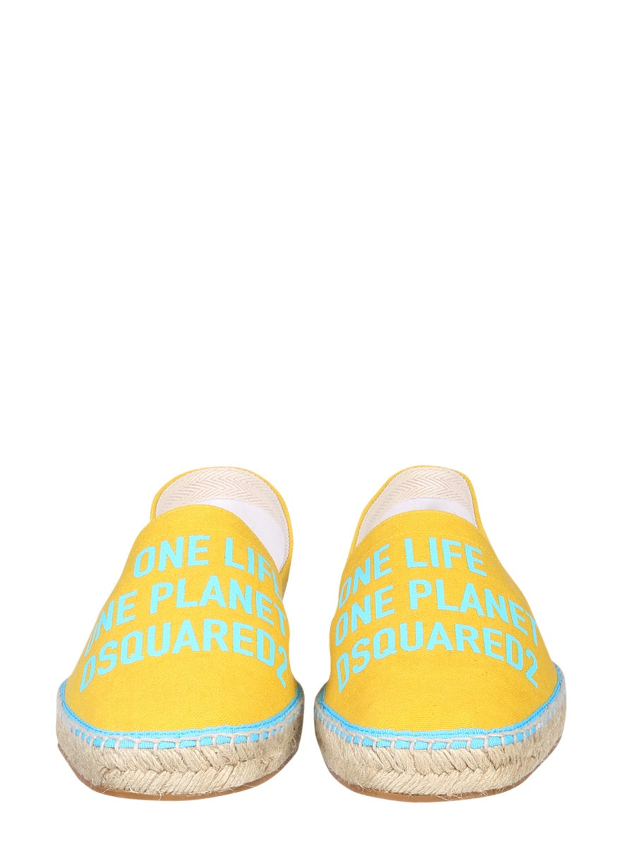 Dsquared2 Men Organic Canvas Espadrille