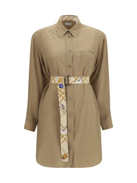 Burberry Women Silk Crêpe De Chine Shirt Dress
