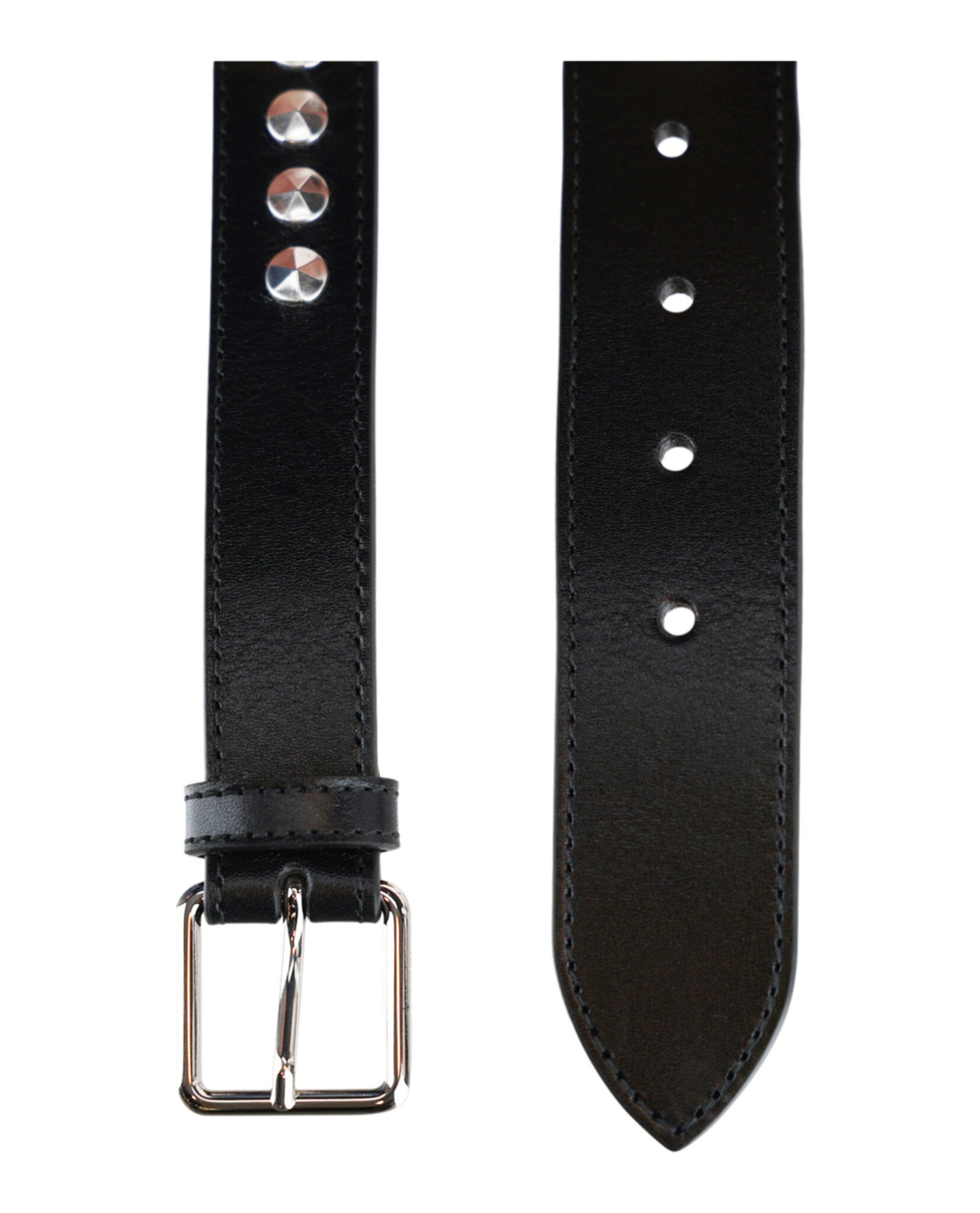 Alexander McQueen Womens Studded Double Belt