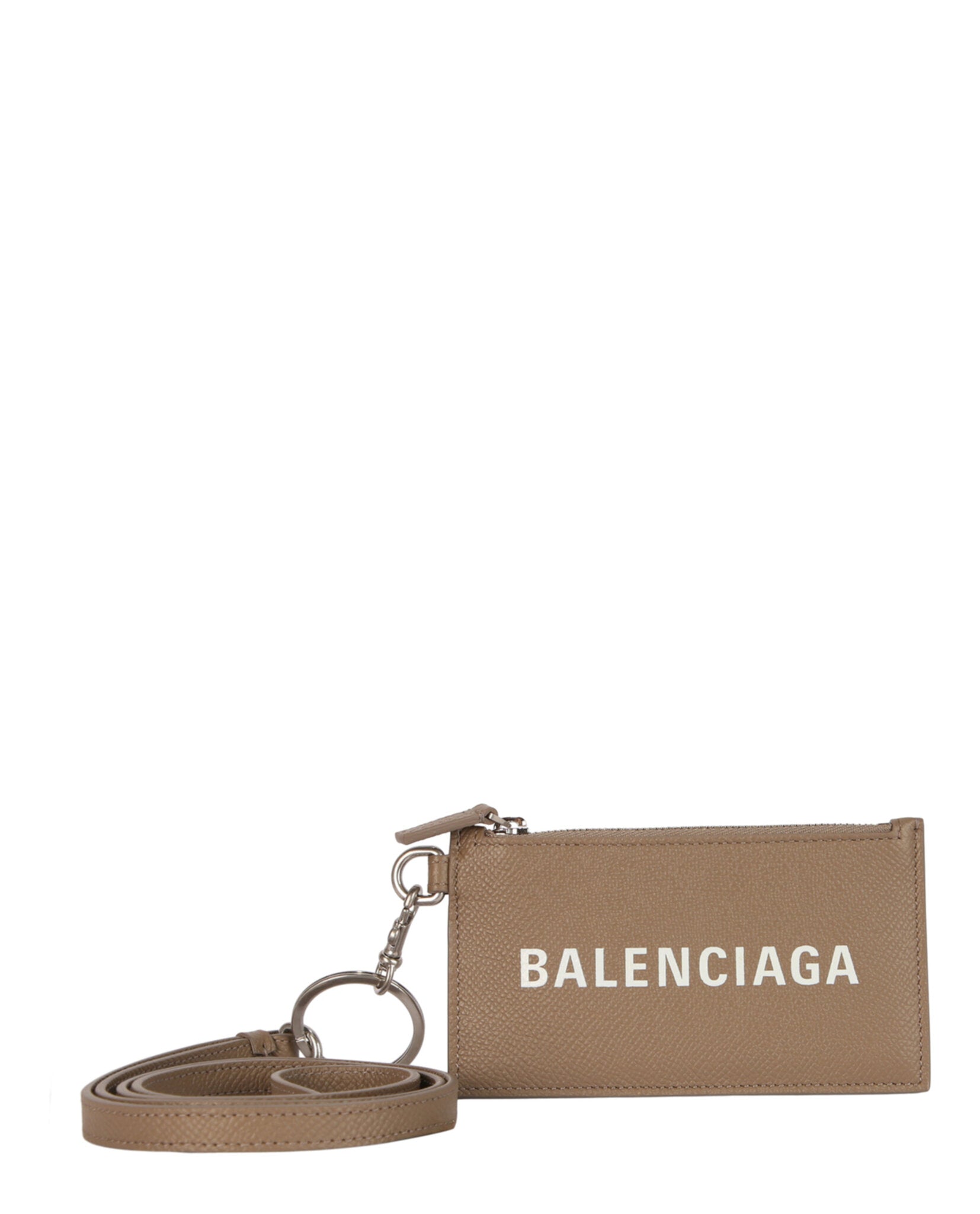 Balenciaga Mens Cash Coin And Card Case With Strap