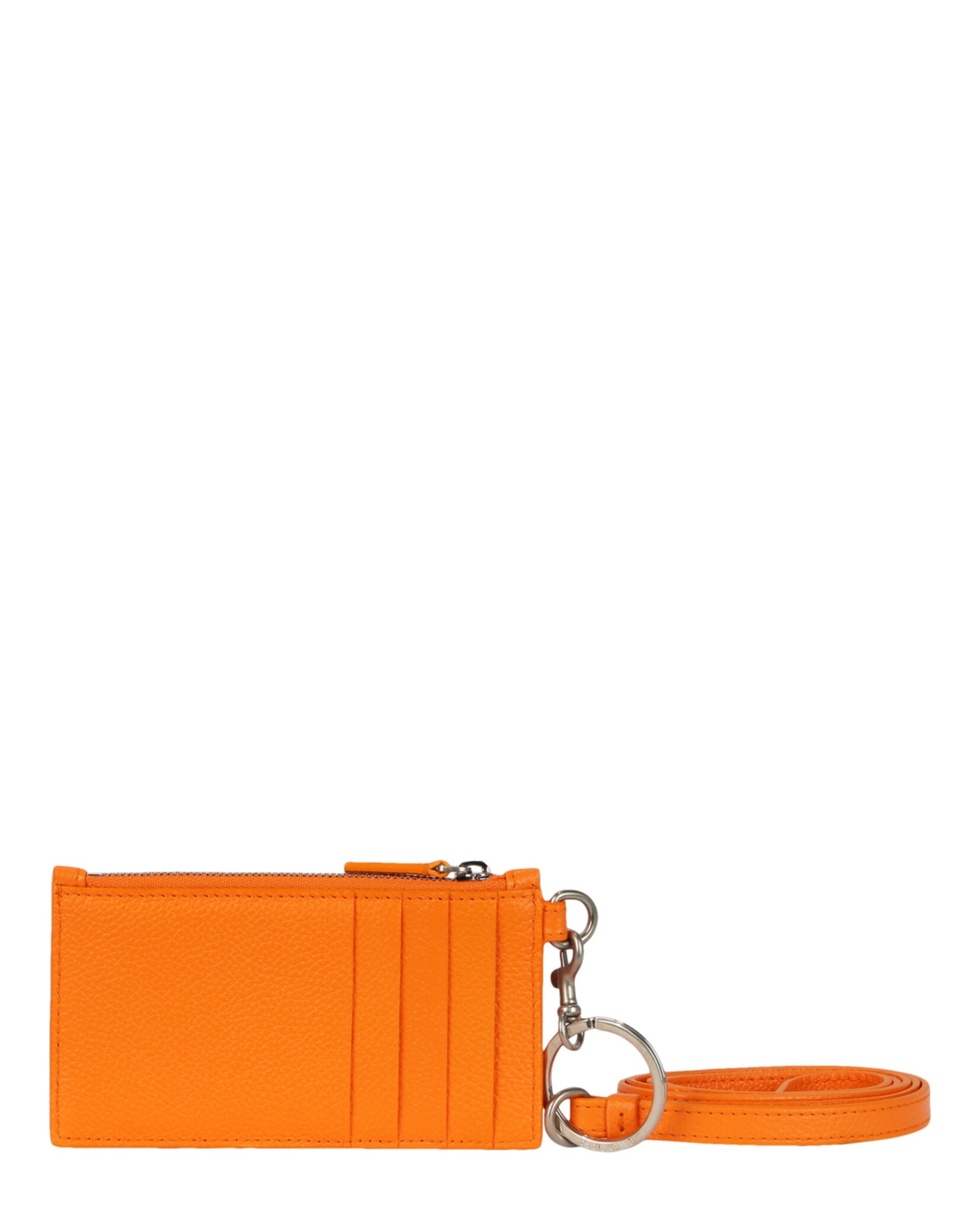 Balenciaga Mens Key Ring Leather Logo Card Case