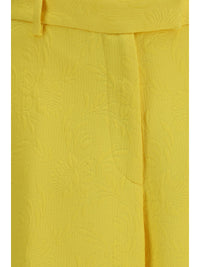 Dries Van Noten Women Wide-Leg Pants With All-Over Jacquard Pattern