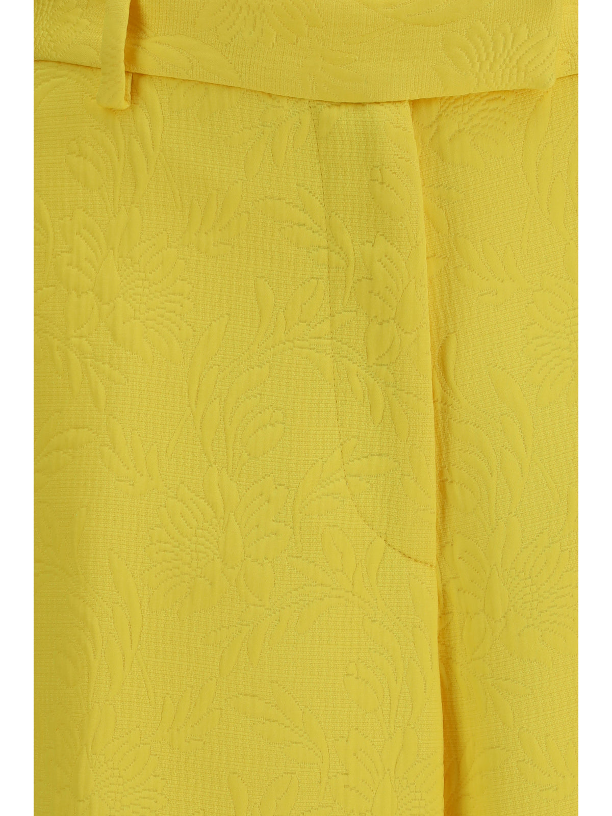 Dries Van Noten Women Wide-Leg Pants With All-Over Jacquard Pattern