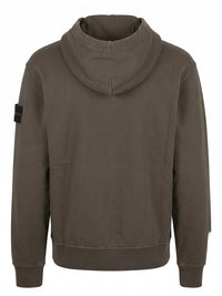 Stone Island Men Organic Cotton Fleece Hoodie Sweatshirt