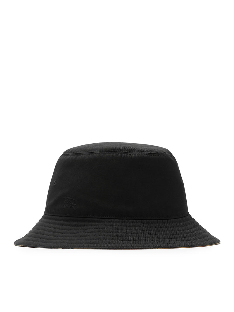 Burberry Men Reversible Cotton Blend Bucket Hat