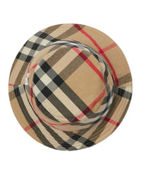 Burberry Men Reversible Cotton Blend Bucket Hat