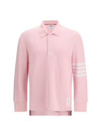THOM BROWNE Thom Browne Men Piqué Long-Sleeve Polo
