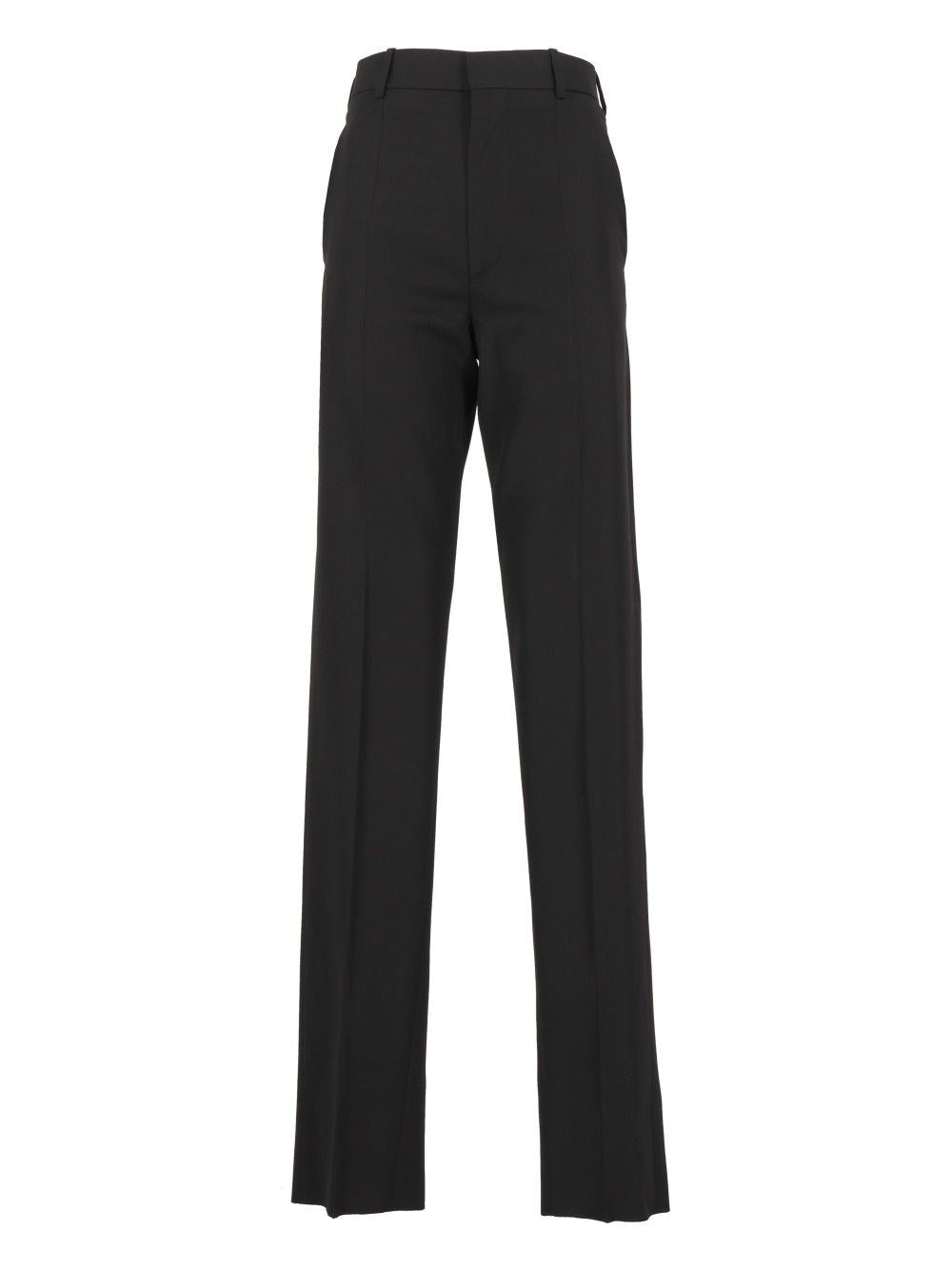 Bottega Veneta Women Grain De Poudre Wool Trousers