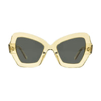 Celine Butterfly Full Rim, with a Yellow frame and Grey lens.