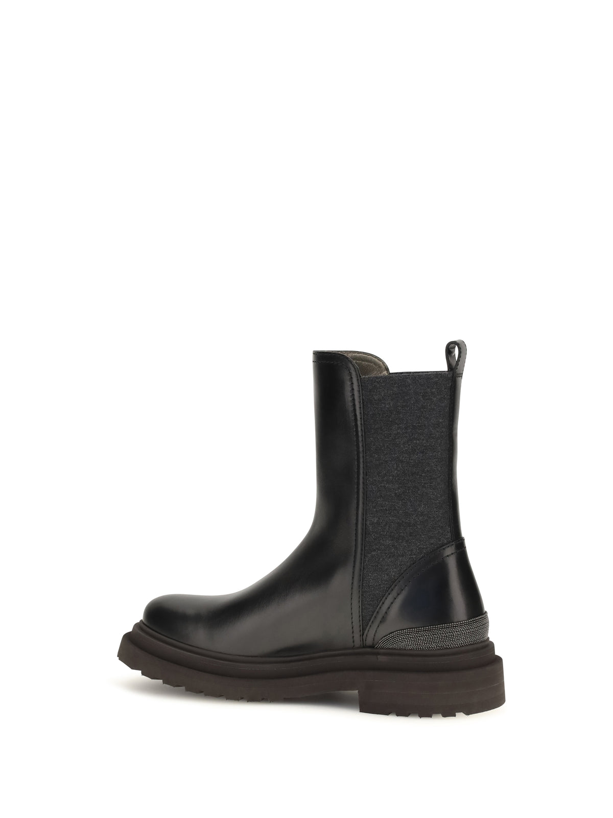 BRUNELLO CUCINELLI Brunello Cucinelli Women Leather Chelsea Ankle Boots
