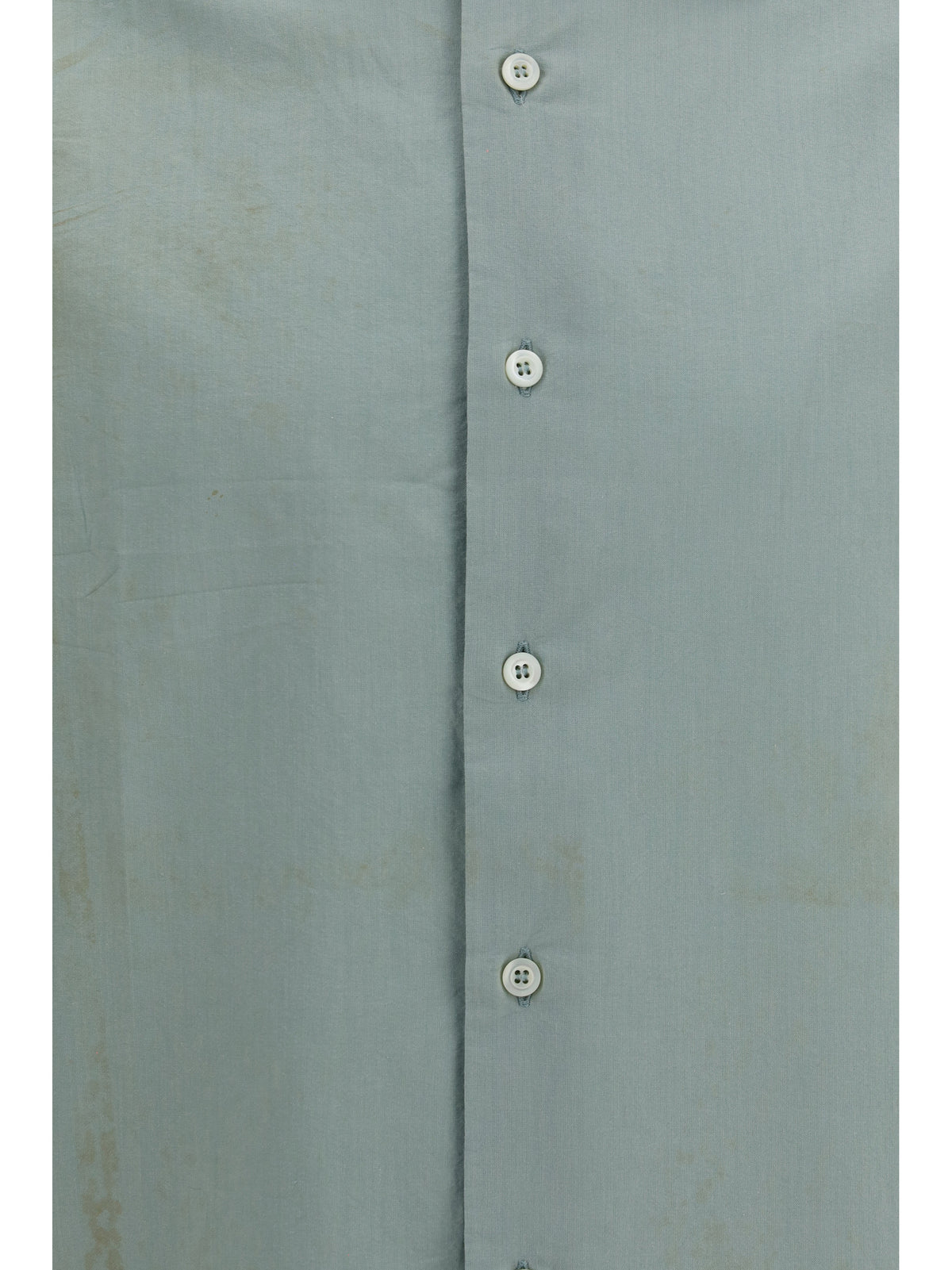 Prada Men Cotton Shirt With A Worn-In Effect