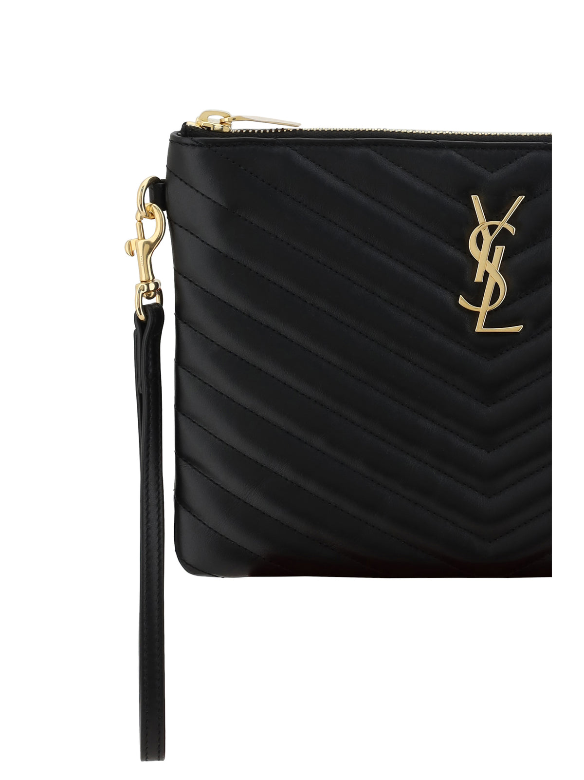 Saint Laurent Women Matelassé Clutch Bag