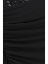 Nissa Women Low-Back Mini Lace Dress