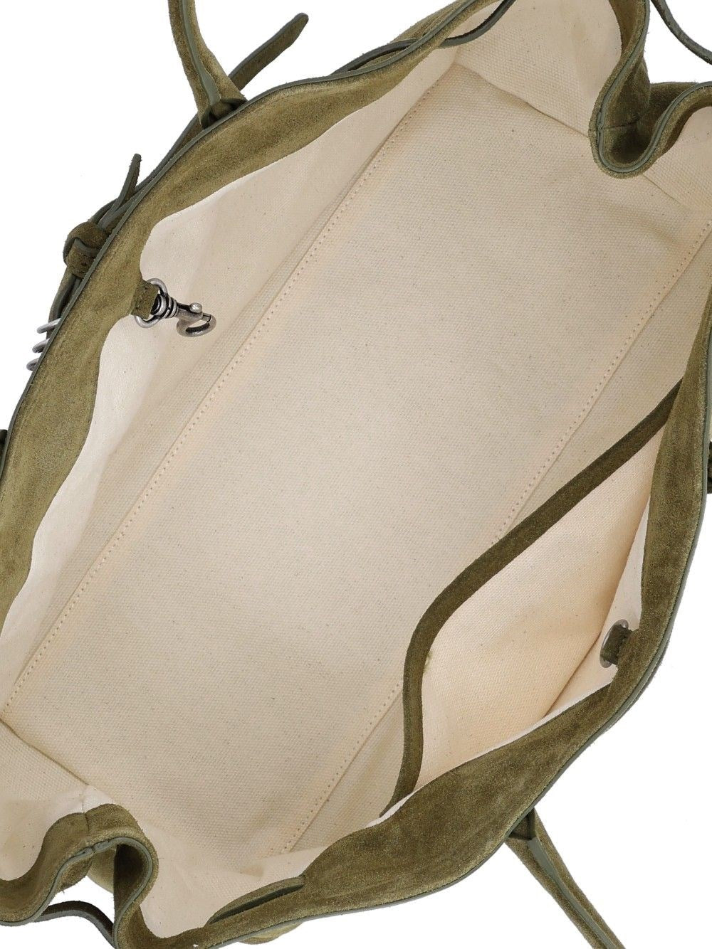 Margesherwood Women Grandma Used Large Suede Bag