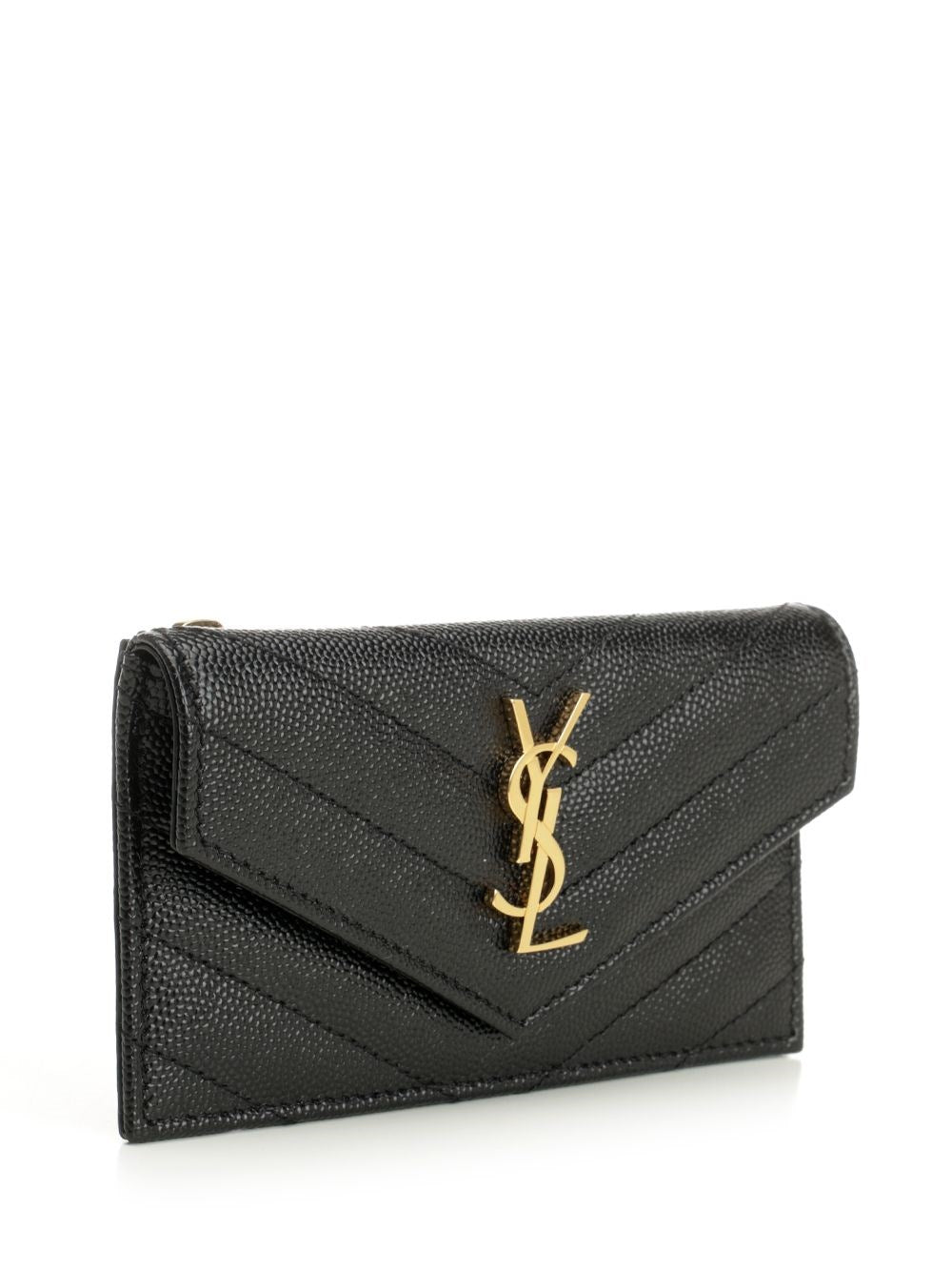Saint Laurent Saint Laurent Women Card Holder "Fragments Cassandre"