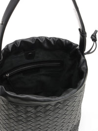 Bottega Veneta Women "Biblioteca" Intrecciato Bucket Bag