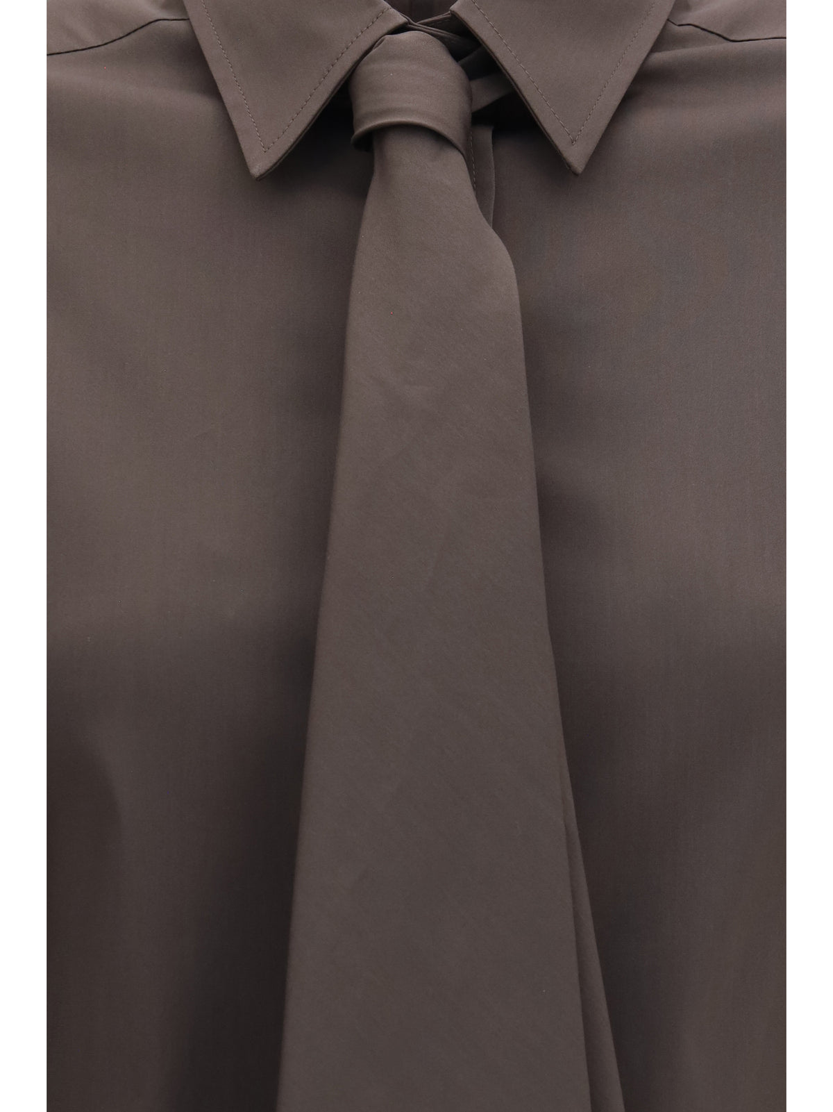 BRUNELLO CUCINELLI Brunello Cucinelli Women Cotton Blend Shirt With Tie