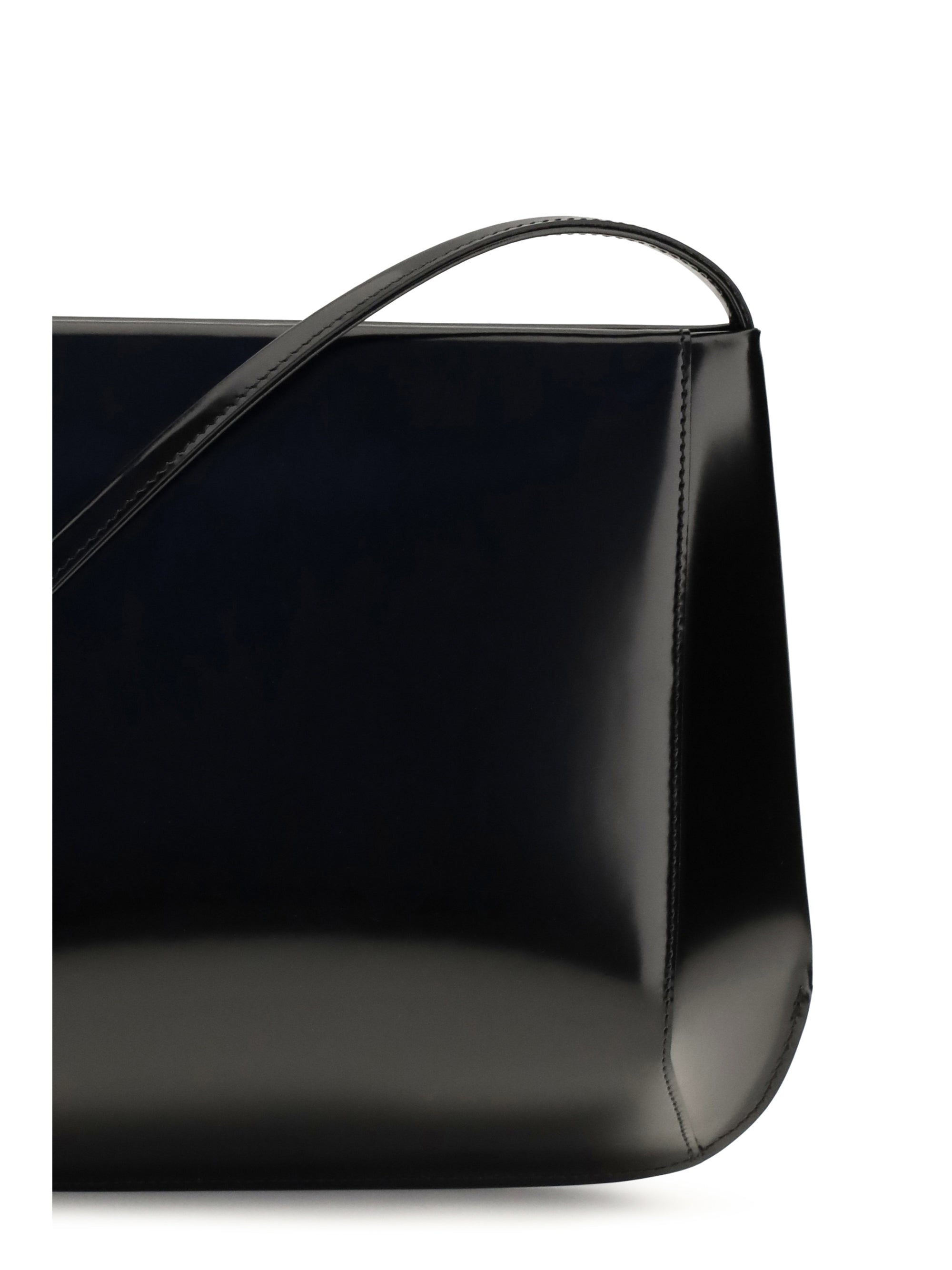 FANE Fane Women Loge Brushed Leather Crossbody Bag
