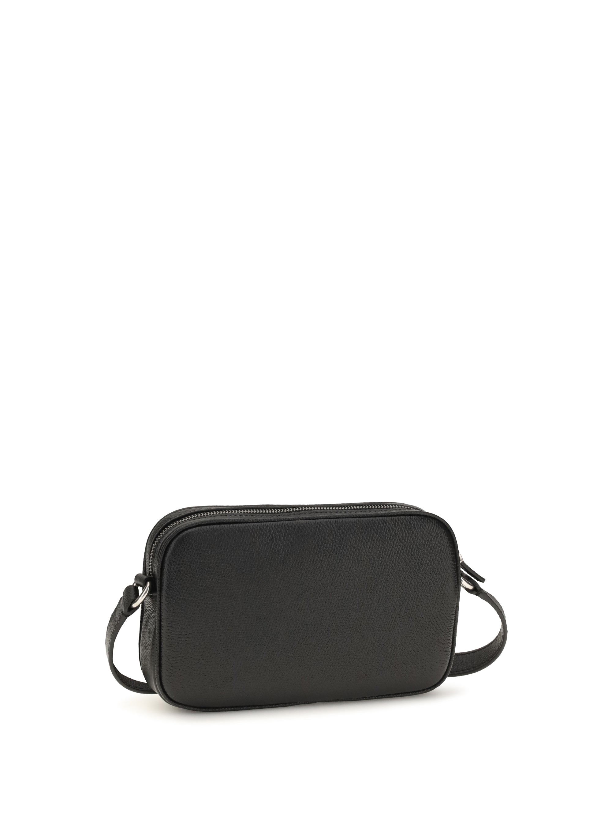 VALENTINO GARAVANI Valentino Garavani Men Grained Leather Crossbody Bag With Zip