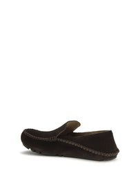 Loewe Men Rambla Loafers In Suede Calfskin