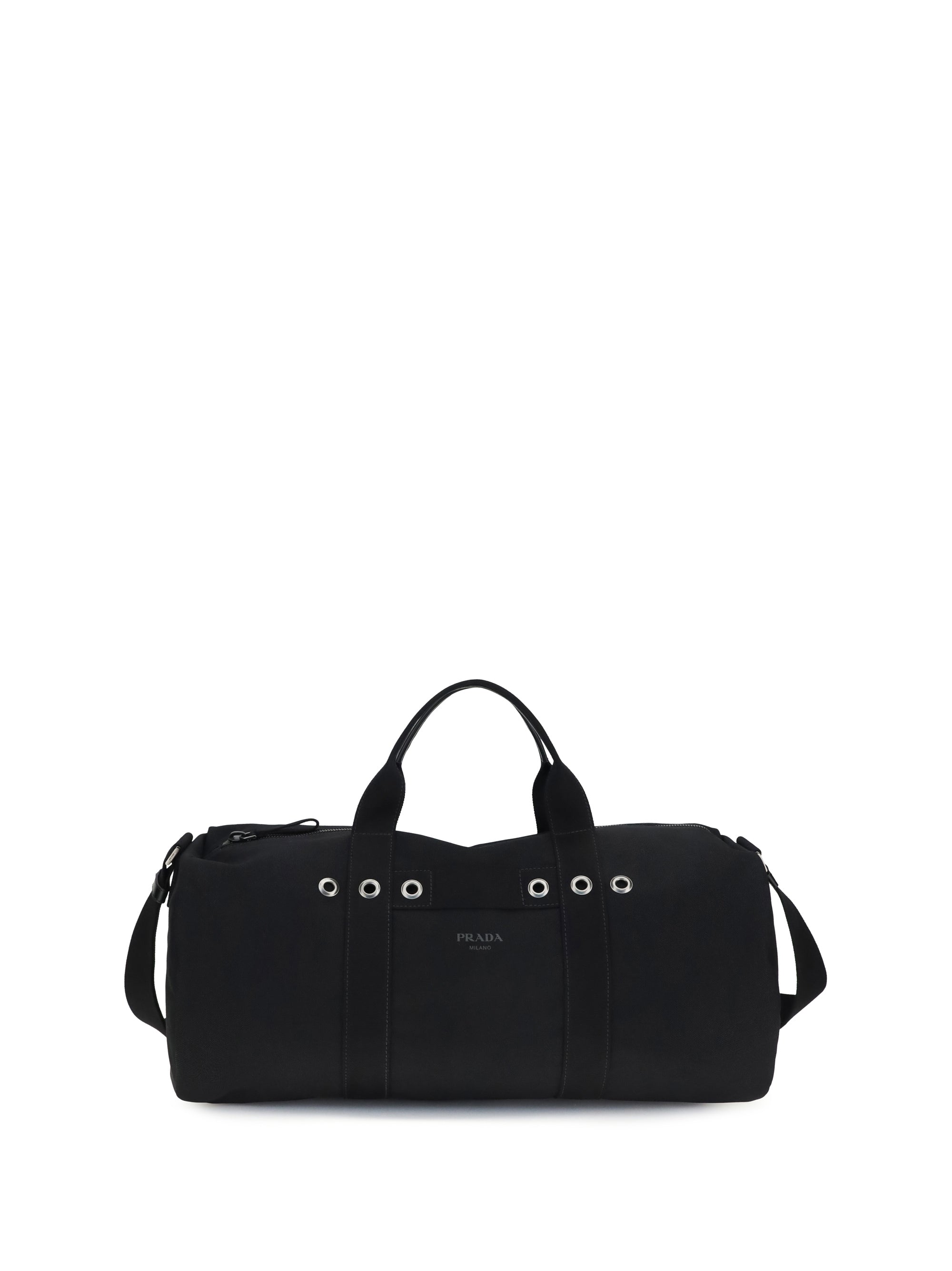Prada Men Canvas Travel Bag