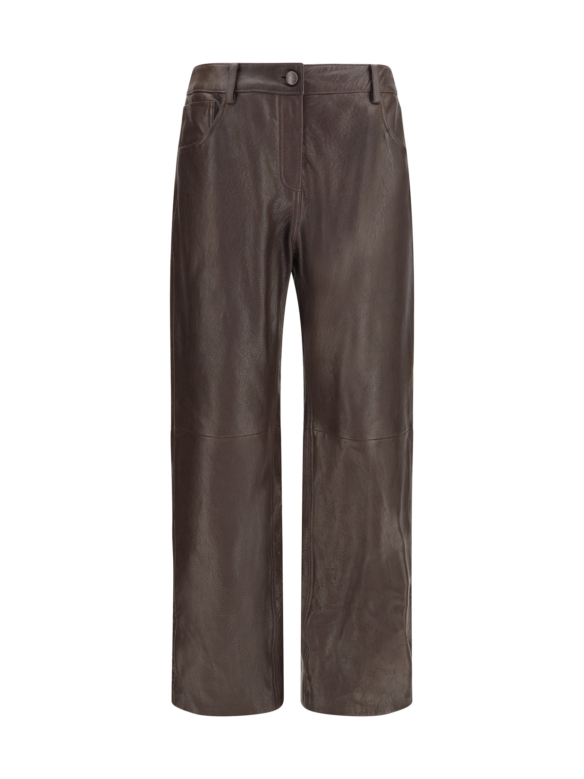 MAGDA BUTRYM Magda Butrym Women Straight-Leg Leather Pants