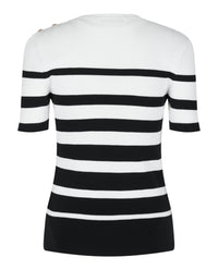 Valentino Valentino Womens Striped Sweater