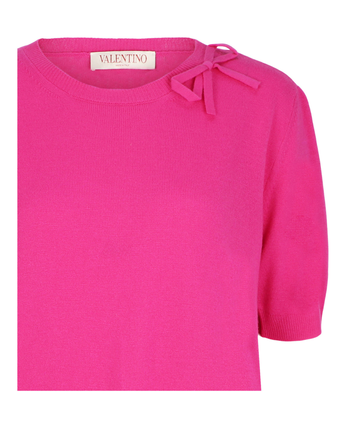 Valentino Womens Wool Ribbon Accent Top