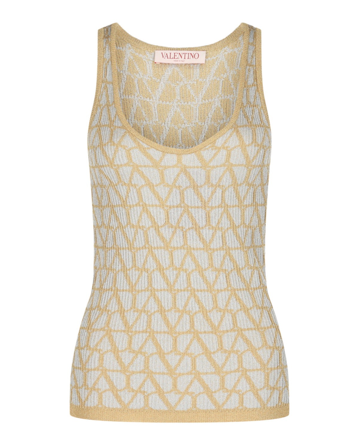 Valentino Valentino Womens Toile Iconographe Jacquard Tank Top