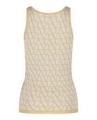 Valentino Valentino Womens Toile Iconographe Jacquard Tank Top