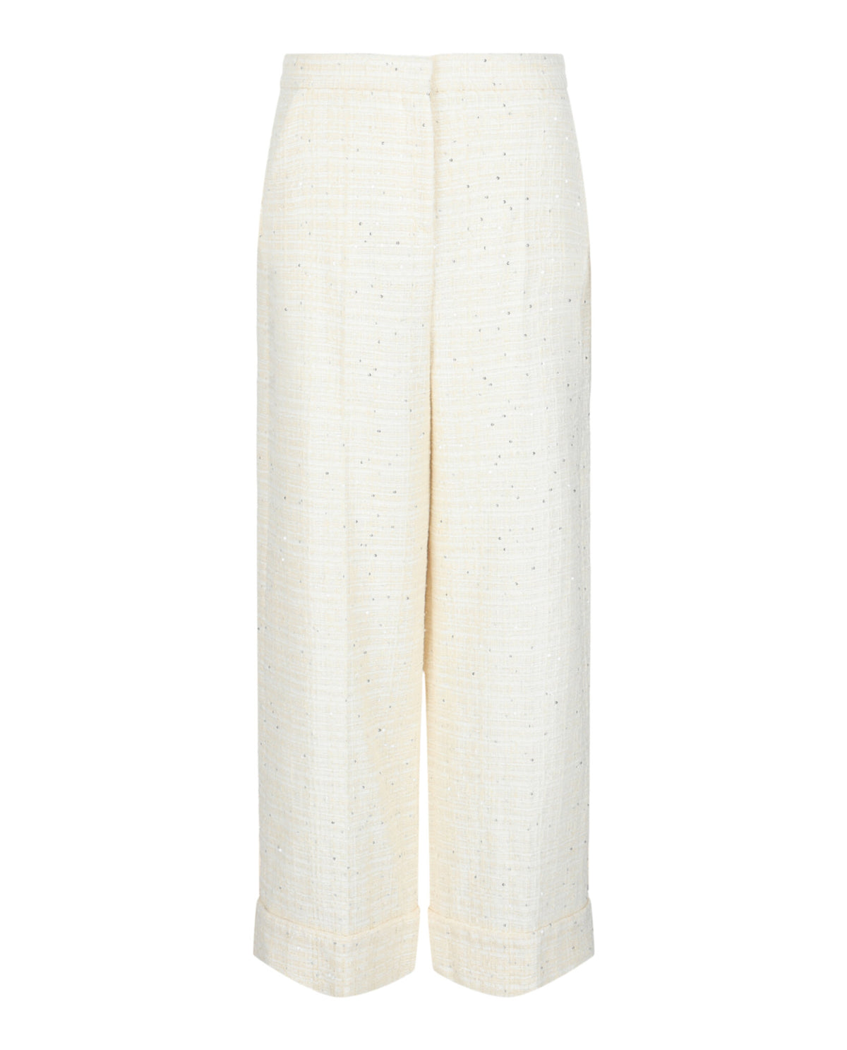 Valentino Valentino Womens Tweed Wide-Leg Pants