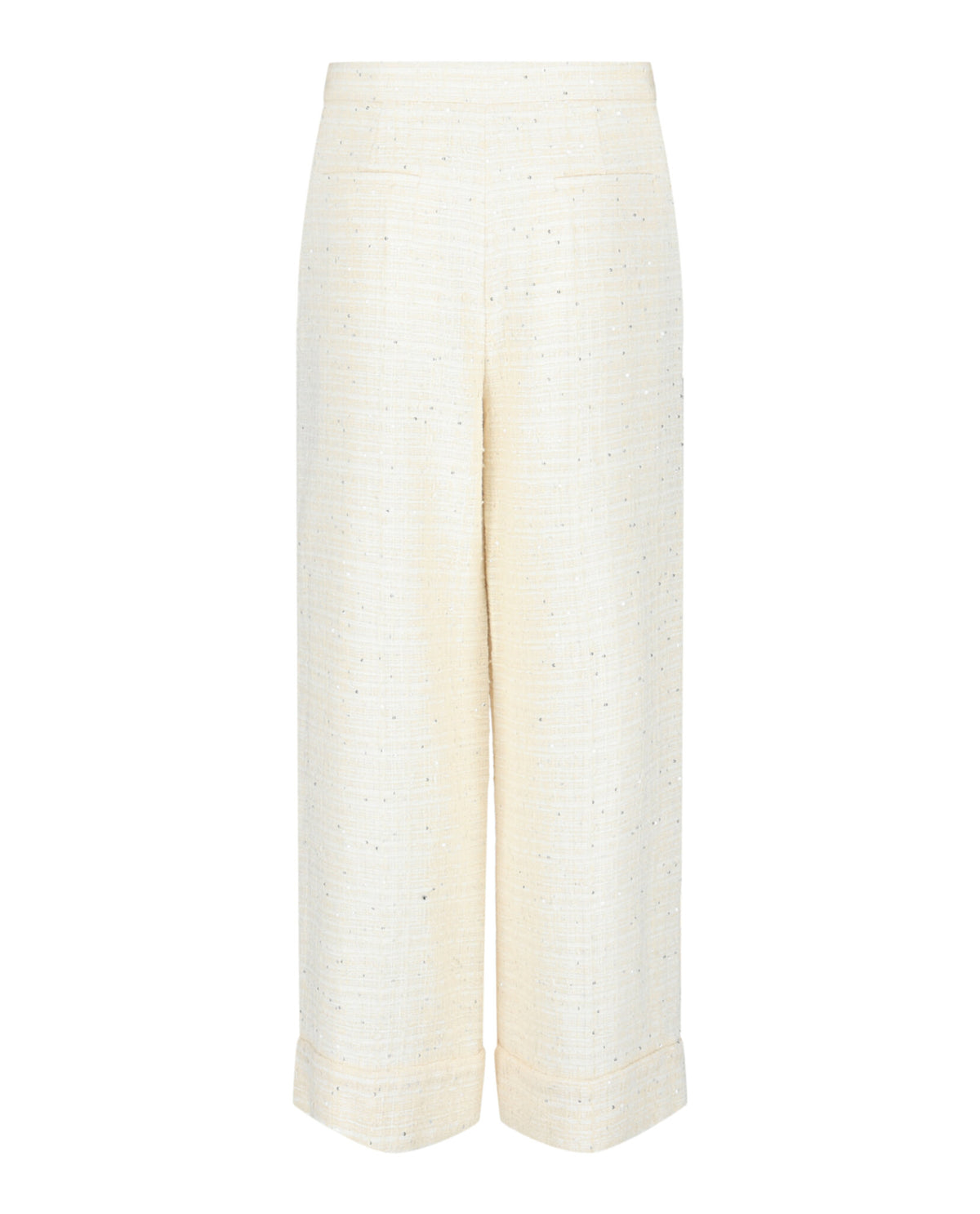Valentino Valentino Womens Tweed Wide-Leg Pants