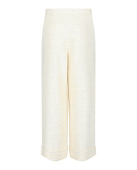 Valentino Valentino Womens Tweed Wide-Leg Pants