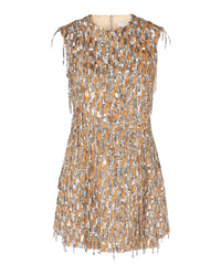 Valentino Womens Allover Embroidered Cocktail Mini Dress