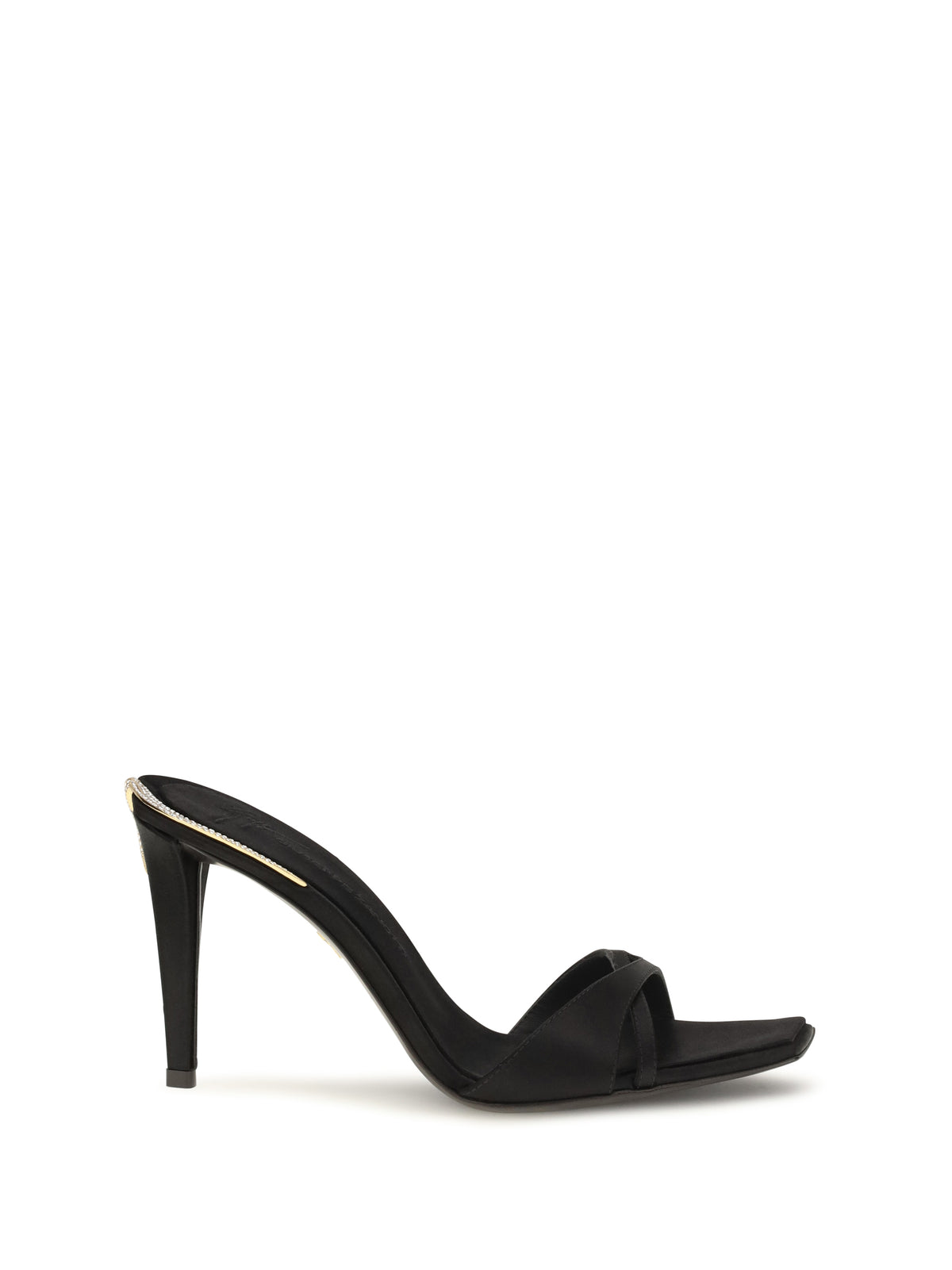 Giuseppe Zanotti Women Salamander Satin Mules Sandals