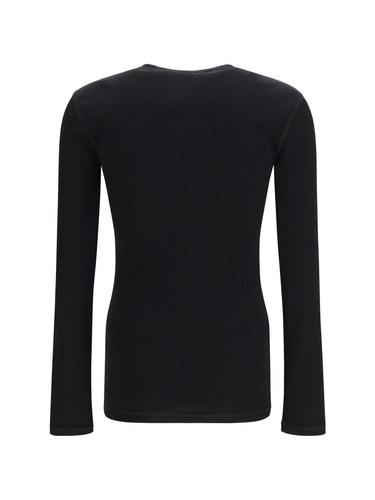 Dolce & Gabbana Men Ribbed Cotton Henley T-Shirt