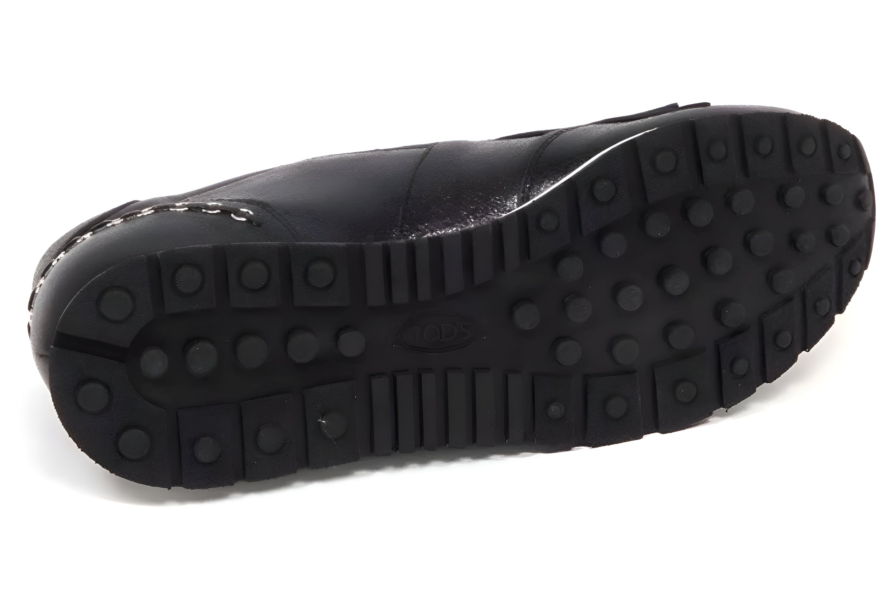 Tods Leather Slip-On Sneakers with Studded Fringe