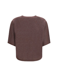 BRUNELLO CUCINELLI Brunello Cucinelli Women Short-Sleeve Cashmere And Silk Sweater