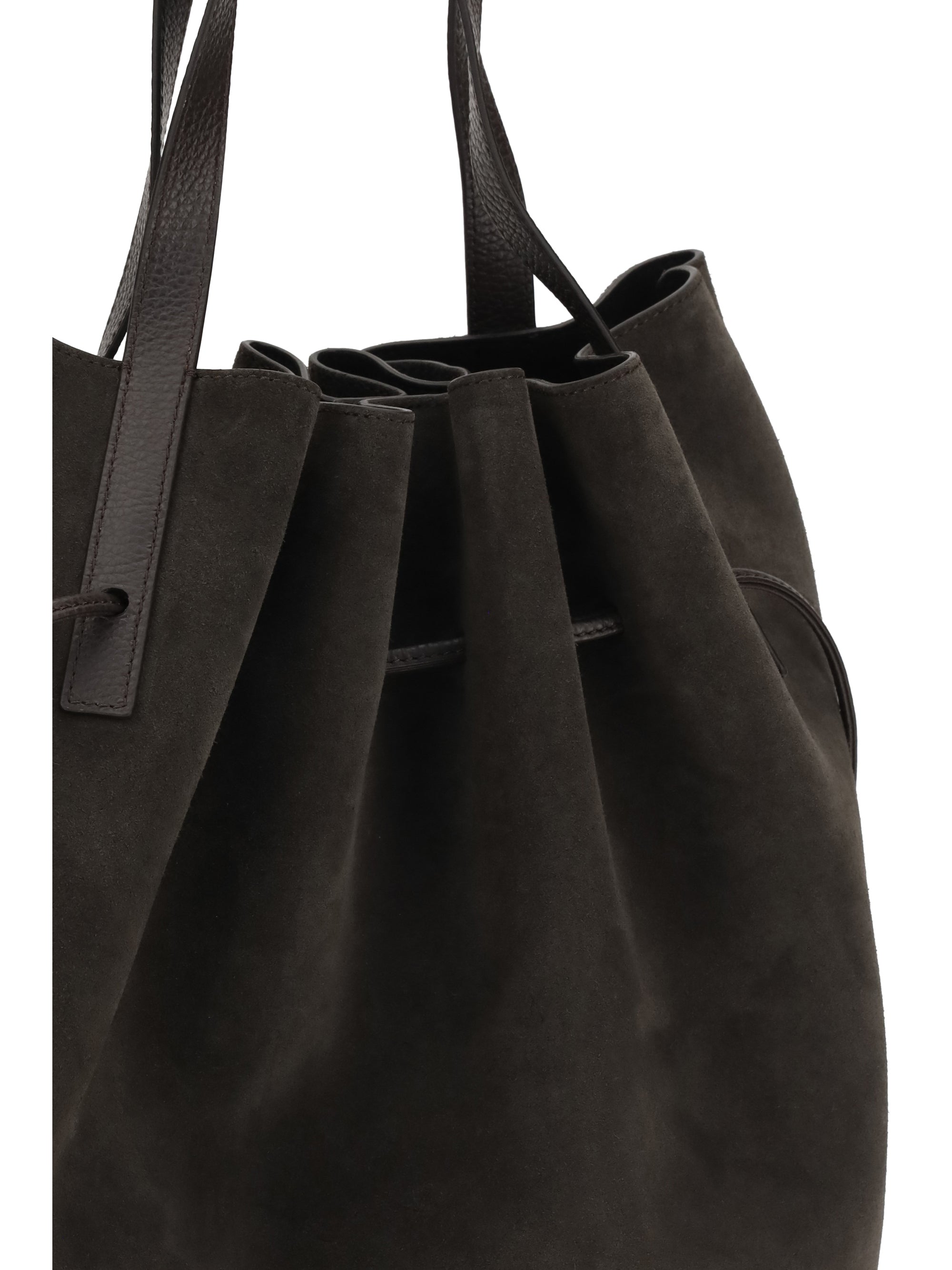 YUZEFI Yuzefi Women Scallop Suede Shoulder Bag