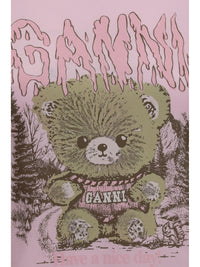 GANNI Ganni Women Teddy Forest Baby Fit Cotton T-Shirt
