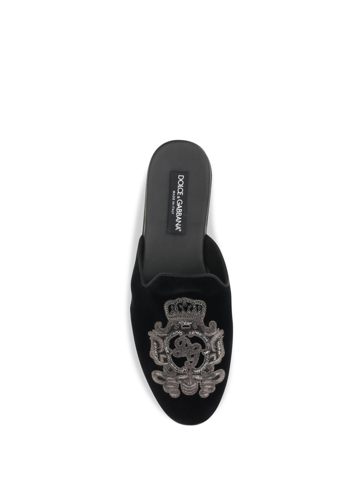 Dolce & Gabbana Men Velvet Slippers