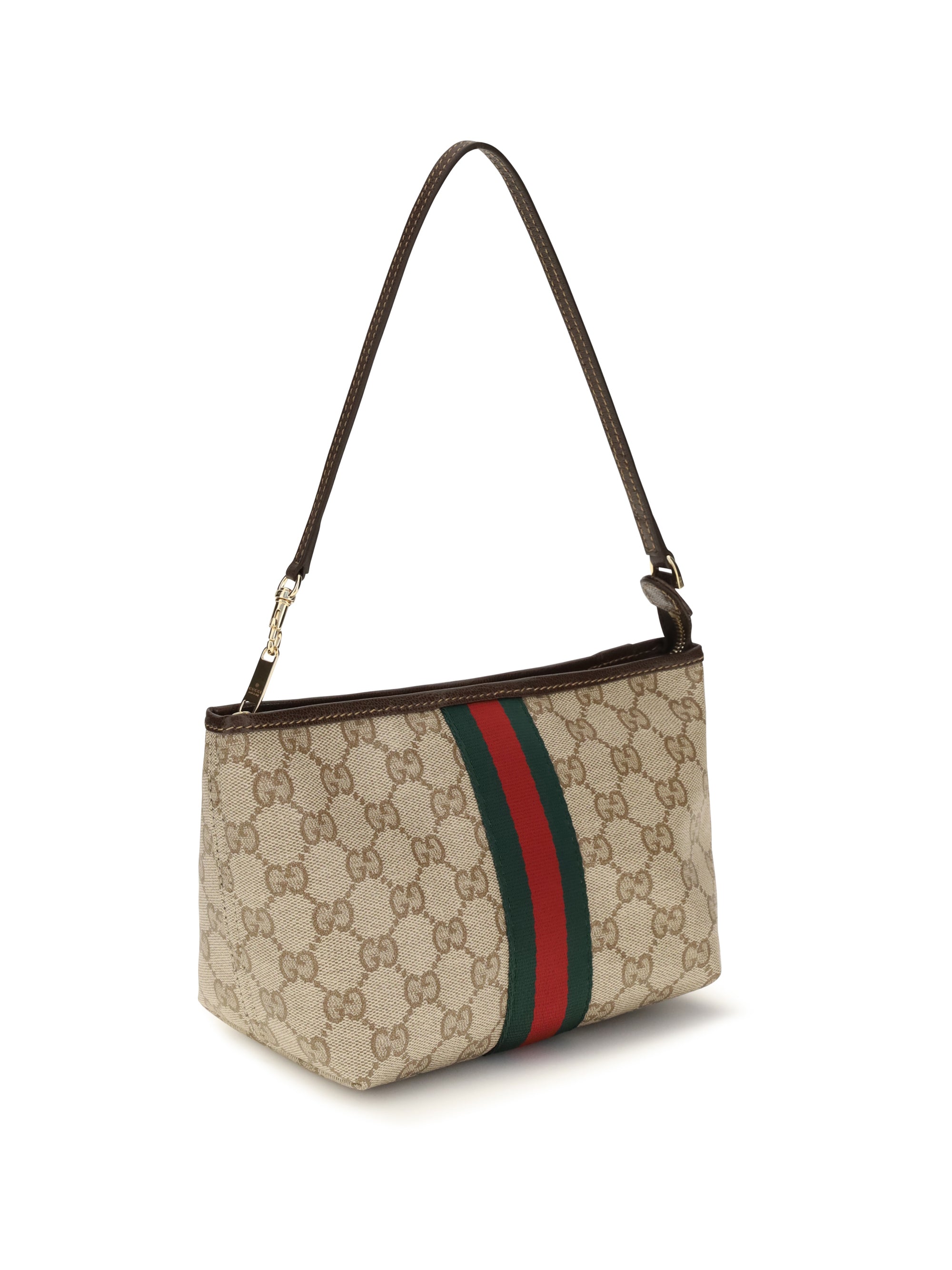 Gucci Women Small Pouch With Strap And Web