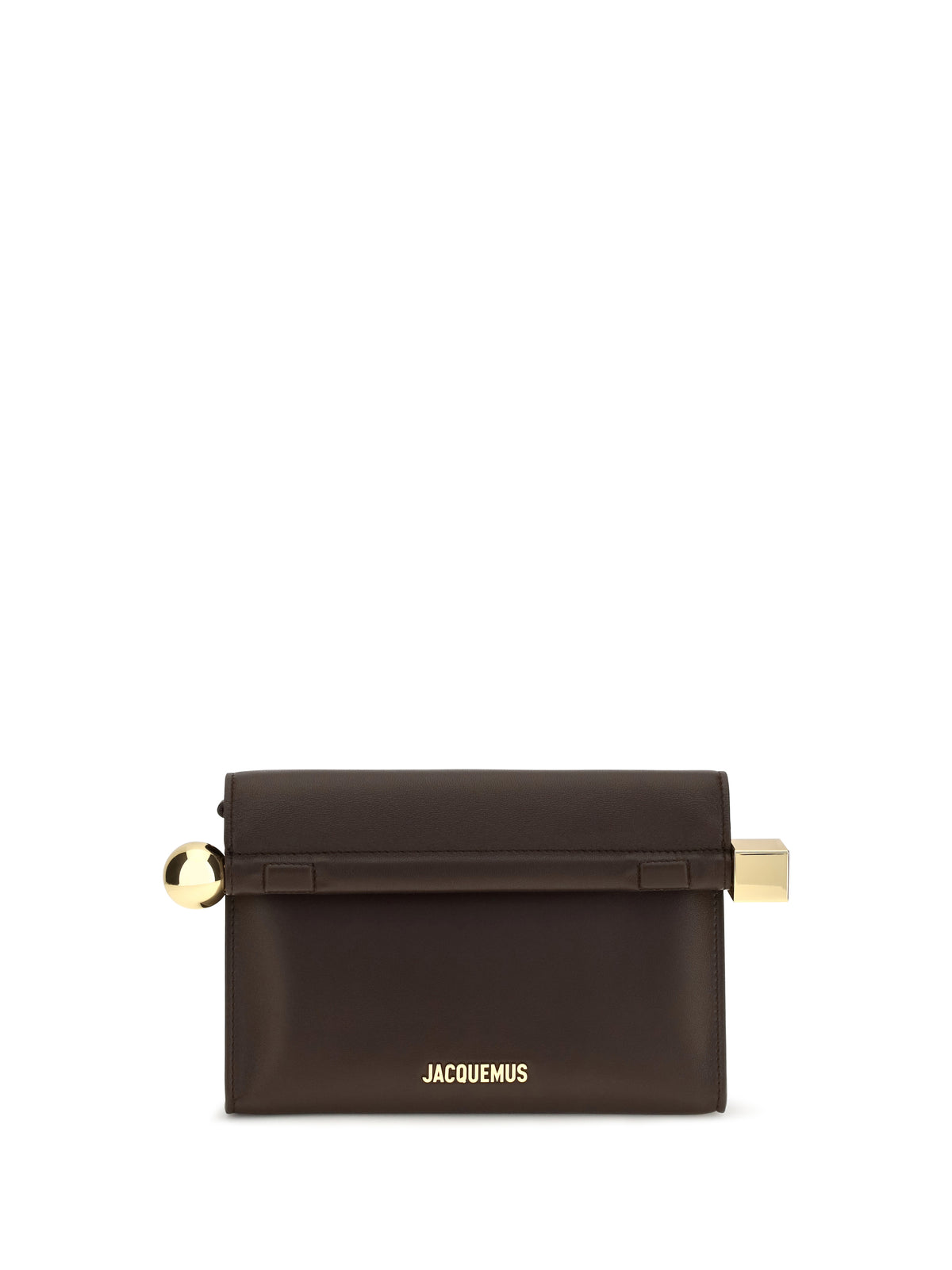 Jacquemus Women Rond Carré Leather Shoulder Bag