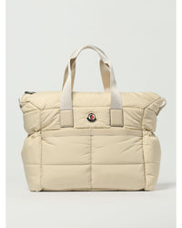 Moncler Quilted Tote Bag Kids Beige Blanket Sets