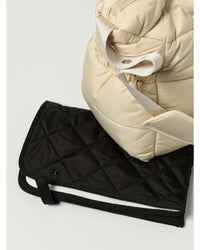 Moncler Quilted Tote Bag Kids Beige Blanket Sets